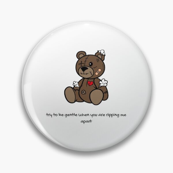Item preview, be gentle teddy bear  designed and sold by LazyThreadz.