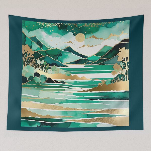Item preview, Water Landsacpe in patchwork style designed and sold by Moonde04.
