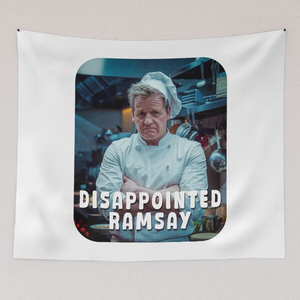 Item preview, Disappointed Ramsay designed and sold by Angry Swan Designs.