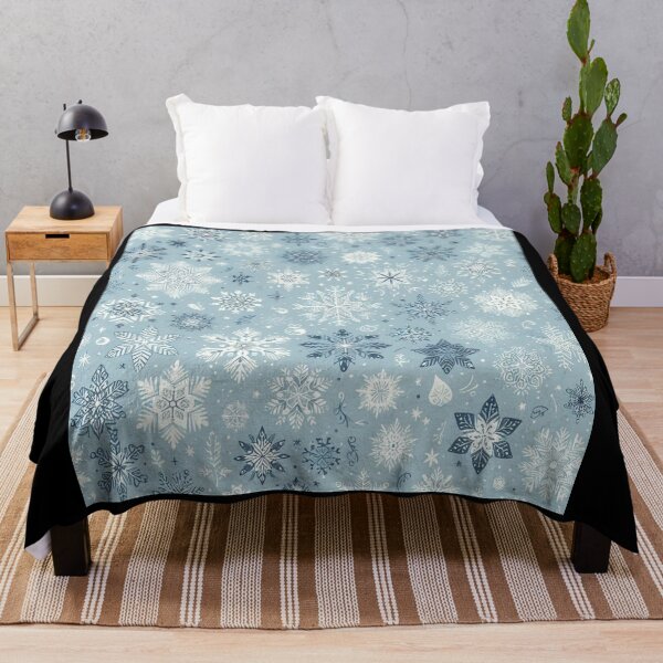 Item preview, Pattern - Snowflakes on Light Blue Background Design designed and sold by bonnieleigh6902.