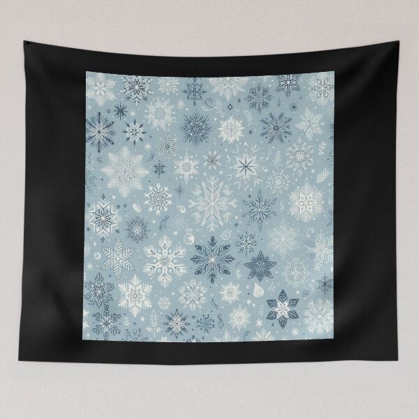 Item preview, Pattern - Snowflakes on Light Blue Background Design designed and sold by bonnieleigh6902.