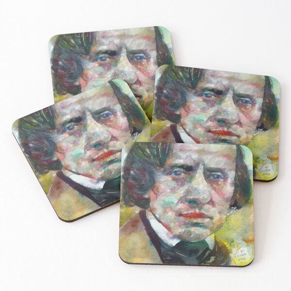 Artikelvorschau, FREDERIC CHOPIN - Aquarellporträt .2 entworfen und verkauft von lautir.