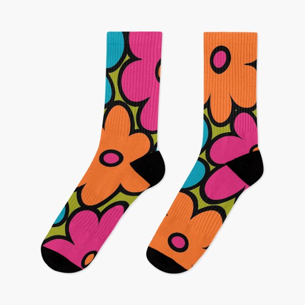Item preview, Colorful Retro Floral Pattern designed and sold by tonymagnerart.