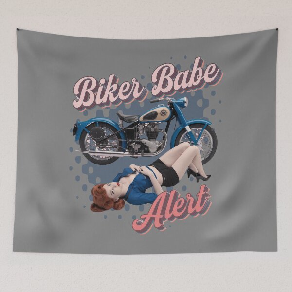 Item preview, Biker babe alert - Hotter than asphalt - Wild hearts ride - Queen of highways designed and sold by JansenGS.