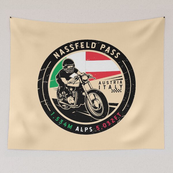 Item preview, Nassfeld Pass | Italy Austria | Motorcycle designed and sold by KrisSidDesigns.
