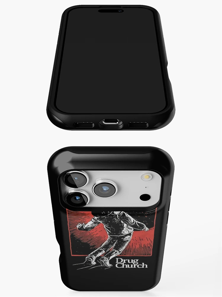 Thumbnail 3 of 4, iPhone Case, Drug Church Exploding Sun designed and sold by Rasmuschrist.