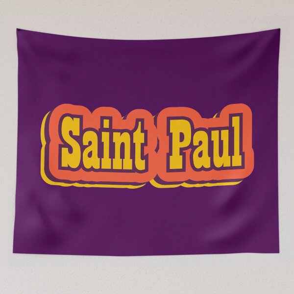 Item preview, Saint Paul, Minnesota Retro Typography designed and sold by ArtNoveltee.