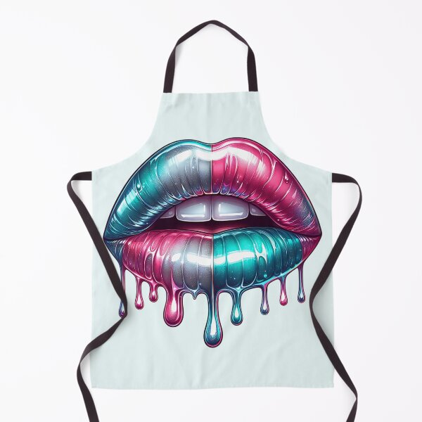 Item preview, Neon Drip Lips - Electric Pop Art designed and sold by Margival.