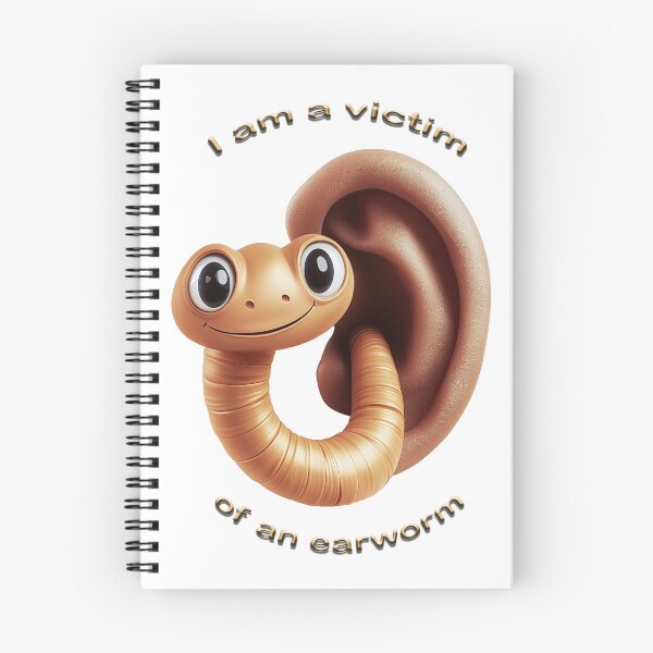 Item preview, I am a victim of an earworm - funny  designed and sold by Floralhomes.