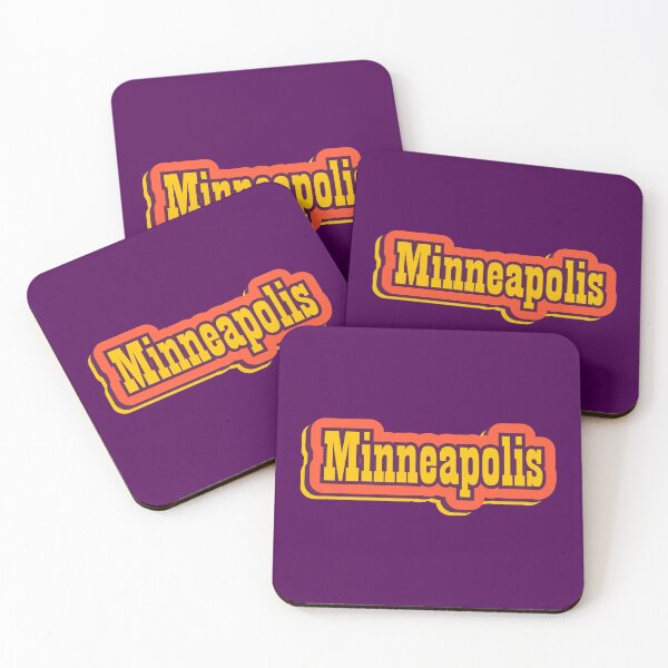 Item preview, Minneapolis, Minnesota Retro Typography designed and sold by ArtNoveltee.