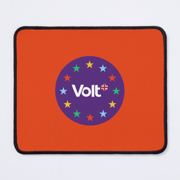 Item preview, VoltUK Round Logo (Flag) (Red) designed and sold by VoltUKMerch.