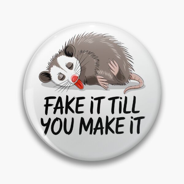 Item preview, Fake It Til You Make It designed and sold by Angry Swan Designs.