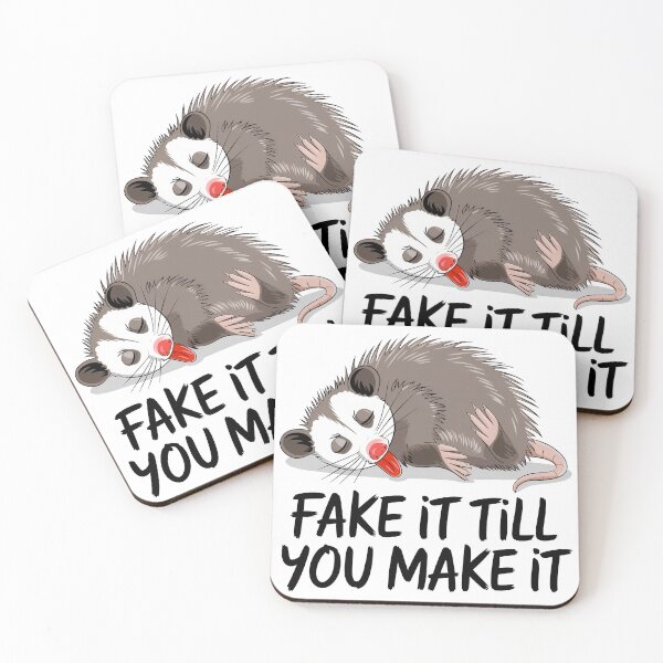 Item preview, Fake It Til You Make It designed and sold by Angry Swan Designs.