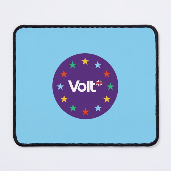 Item preview, VoltUK Round Logo (Flag) (Blue) designed and sold by VoltUKMerch.