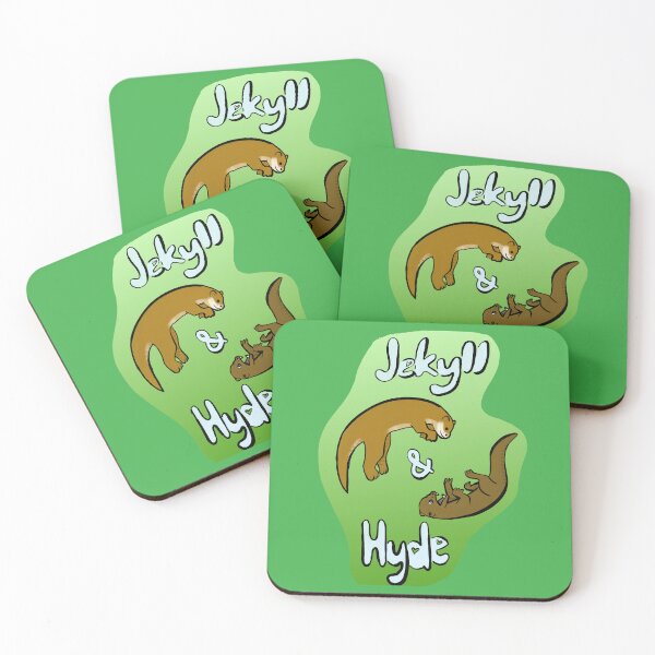 Item preview, Sea Otters Jekyll and Hyde designed and sold by RyanAshCrafts.