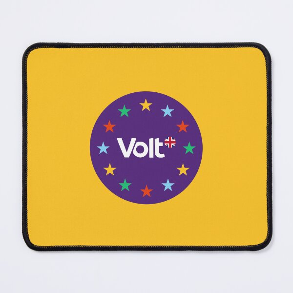 Item preview, VoltUK Round Logo (Flag) (Yellow) designed and sold by VoltUKMerch.