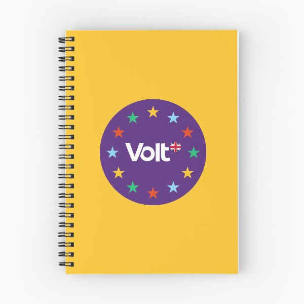 Item preview, VoltUK Round Logo (Flag) (Yellow) designed and sold by VoltUKMerch.