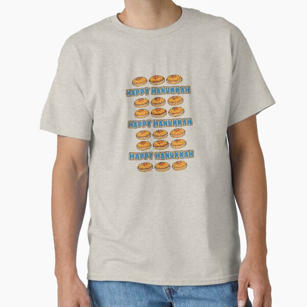 Item preview, Happy Hanukkah, Jelly Donuts - English. designed and sold by UltraQuirky.