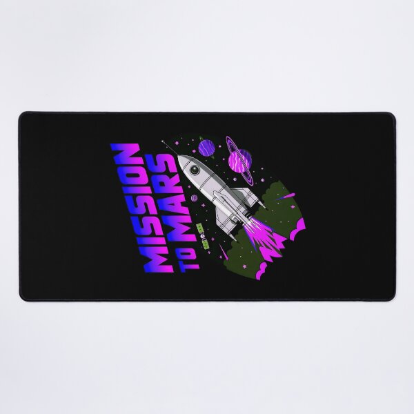 Item preview, Mission To Mars Rocket In Space designed and sold by TheArtOfPat.