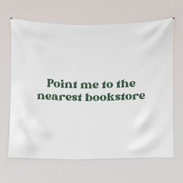 Item preview, Point Me To The Nearest Bookstore designed and sold by well0kthen.