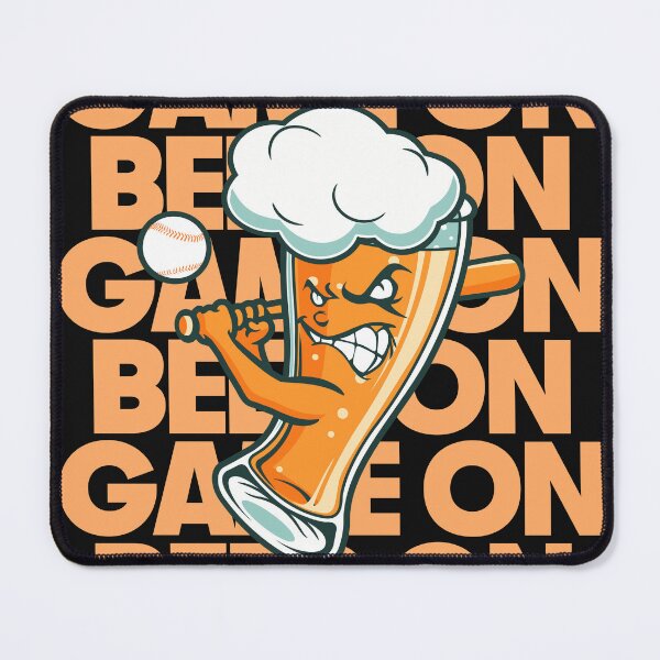 Item preview, Beer and Baseball Mascot designed and sold by P1yu5h.