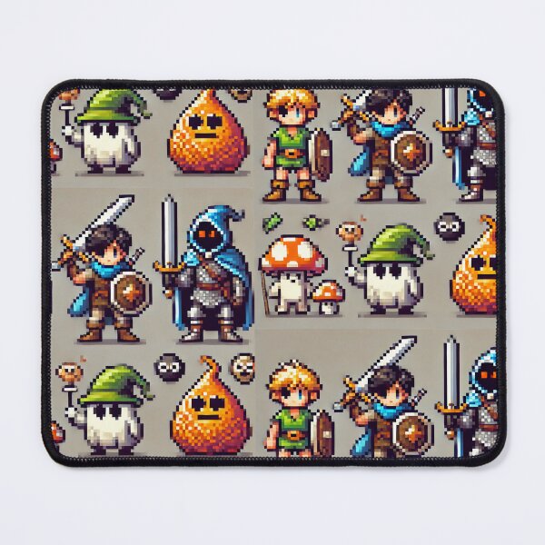 Item preview, Pixel Art Fantasy RPG Characters – Retro Adventure T-Shirt designed and sold by ANIARTONLINE.