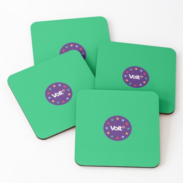 Item preview, VoltUK Round Logo (Flag) (Green) designed and sold by VoltUKMerch.