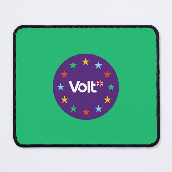 Item preview, VoltUK Round Logo (Flag) (Green) designed and sold by VoltUKMerch.