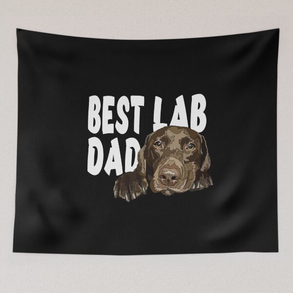 Item preview, Best Lab Dad designed and sold by Just-Arts-4U.