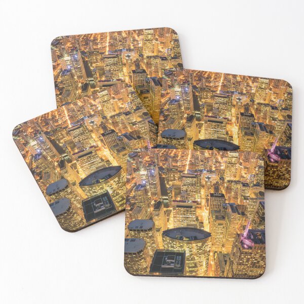 Item preview, chicago skyline at night designed and sold by skalihm.
