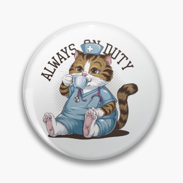 Item preview, Always On Duty – health care worker, doctor, coffee break. designed and sold by Pastel-Pulse.