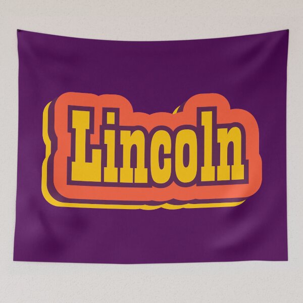 Item preview, Lincoln, Nebraska Retro Typography designed and sold by ArtNoveltee.