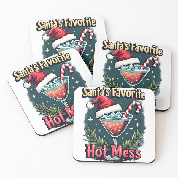 Item preview, Santa's Favourite Hot Mess, Drink, Christmas Santa designed and sold by naatala.