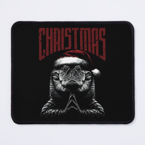 Item preview, Gothic Christmas Crocodile Shirt - Dark Humor Holiday Gift designed and sold by PrintsGate.