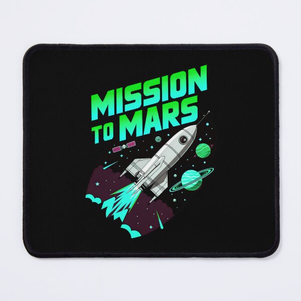 Item preview, Mission To Mars Rocket In Space designed and sold by TheArtOfPat.