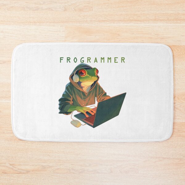 Item preview, Frogrammer Frog, Gift for Engineer and Programmers,  Funny Animals designed and sold by DigitAIShop.