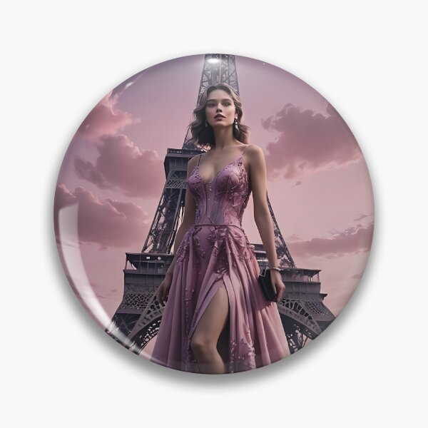 Item preview, Parisian Grace – Elegant Woman in Glamourous Paris Setting designed and sold by daila70.