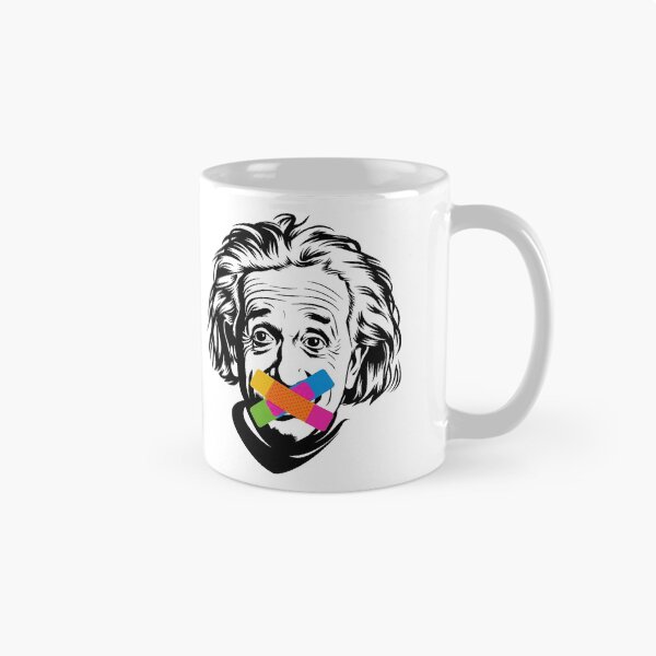 Item preview, Einstein with Taped Mouth designed and sold by NiRia Spot.