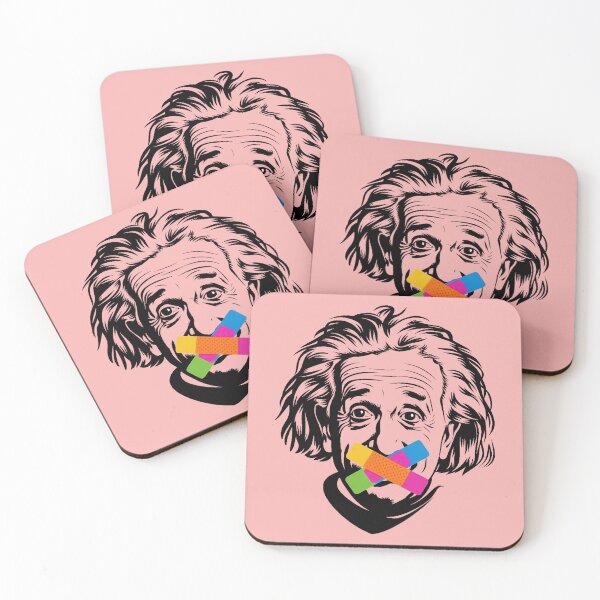 Item preview, Einstein with Taped Mouth designed and sold by NiRia Spot.