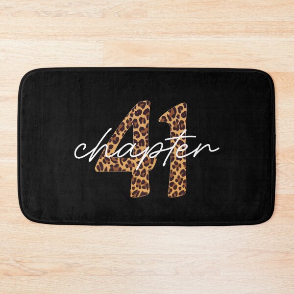Item preview, 41st Birthday, chapter 41, leopard print designed and sold by iclipart.