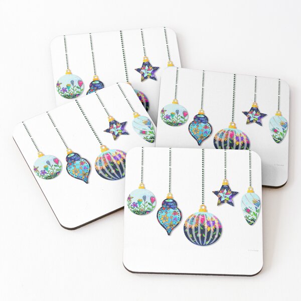 Item preview, Garden Holiday Floral Ornament Art designed and sold by Sharon Cummings Art.