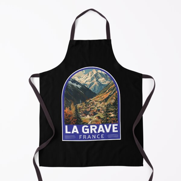 Item preview, La Grave France Travel Art Emblem designed and sold by KrisSidDesigns.