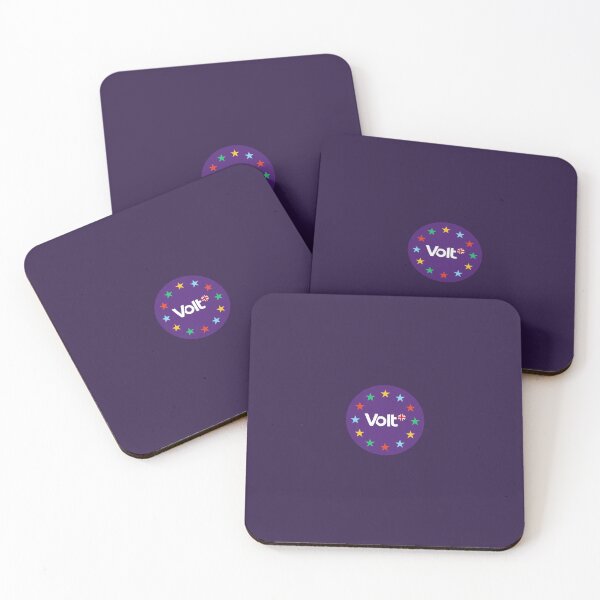 Item preview, VoltUK Round Logo (Flag) (DrkPurple) designed and sold by VoltUKMerch.