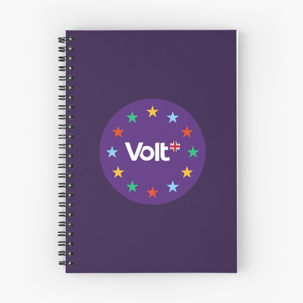 Item preview, VoltUK Round Logo (Flag) (DrkPurple) designed and sold by VoltUKMerch.