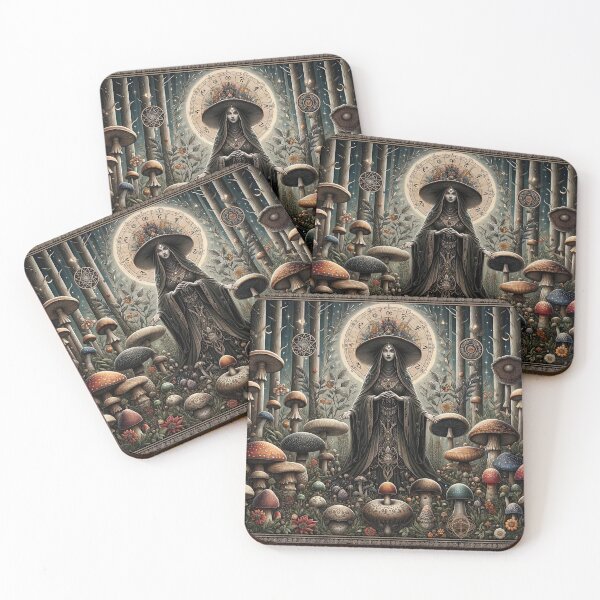 Item preview, Mushroom Tapestry II designed and sold by dazelittlehaze.