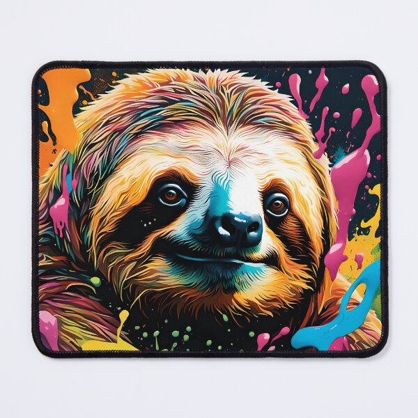 Item preview, Sloth with splatters designed and sold by lalylaura.