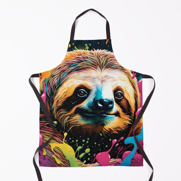 Item preview, Sloth with splatters designed and sold by lalylaura.