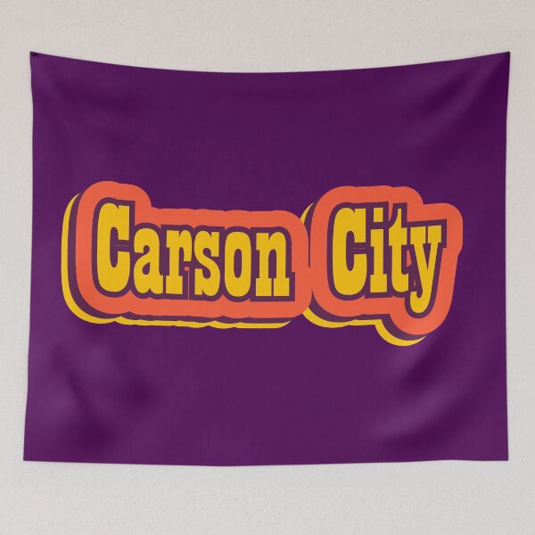 Item preview, Carson City, Nevada Retro Typography designed and sold by ArtNoveltee.