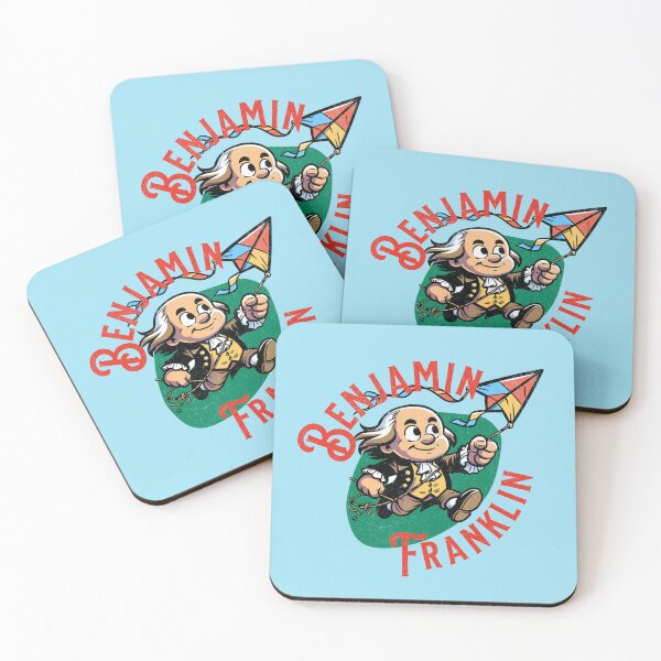 Item preview, American History Cartoon Benjamin Franklin US History designed and sold by chrisrivait.