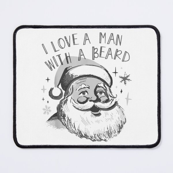 Item preview, Christmas I Love a Man With a Beard designed and sold by ShaadheeArteta.